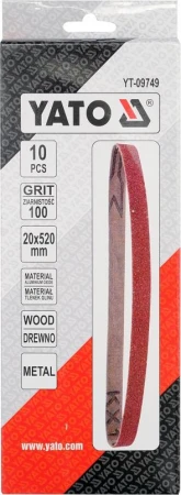 Yato Brusný pás P100 , 20x520mm 10ks