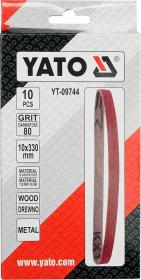 Yato Brusný pás P80 , 10x330mm 10ks