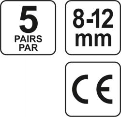 Yato Chrániče sluchu 32db 8-12mm (5 párů) EN 352-2:2020
