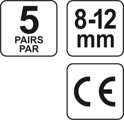 Yato Chrániče sluchu 32db 8-12mm (5 párů) EN 352-2:2020