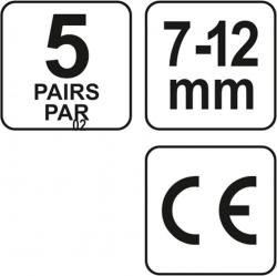 Yato Chrániče sluchu 38db 5-11mm (5 párů) EN 352-2:2020