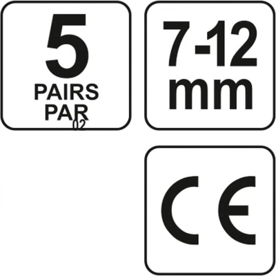 Yato Chrániče sluchu 38db 5-11mm (5 párů) EN 352-2:2020
