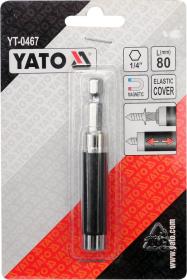Yato Držák do vrtačky 1/4[34] 80 mm magnetický