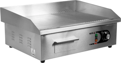 Yato Gastro Grilovací deska drážka/hladká 3000W 550mm