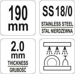 Yato Gastro Kleště na maso 195mm (VÝPRODEJ)