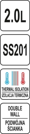 Yato Gastro Stolní termoska NEREZ 2,0l