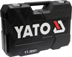 Yato Gola sada 1/2[34], 3/8[34], 1/4[34] + příslušenství 120 ks