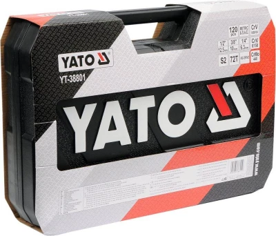 Yato Gola sada 1/2[34], 3/8[34], 1/4[34] + príslušenstvo 120 ks