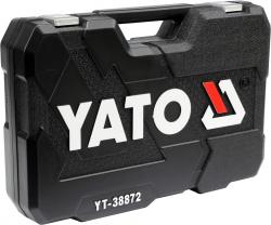 Yato Gola sada 1/2[34], 3/8[34], 1/4[34] + příslušenství 128 ks