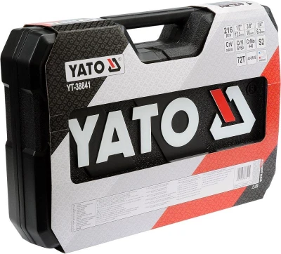 Yato Gola sada 1/2[34], 3/8[34], 1/4[34] + příslušenství 216 ks