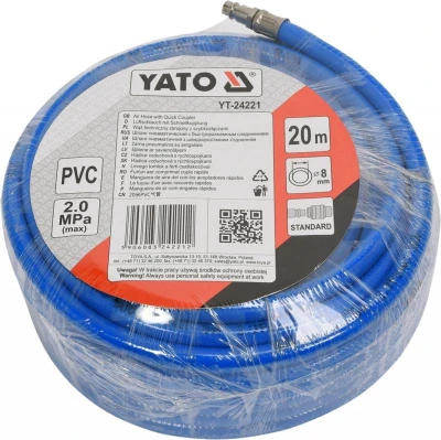 Yato Hadice vzduchová PVC 8mm, 20m