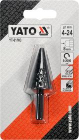 Yato Hrotová rašple na kov 4-24 mm