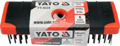 Yato Kartáč drátěný 180 x 65 mm