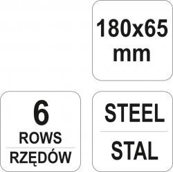 Yato Kartáč drátěný 180 x 65 mm