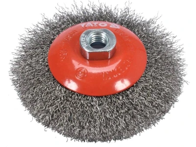 Yato Kartáč drátěný boční M14 x 125 mm INOX Yato Kartáč drátěný boční M14 x 125 mm INOX
