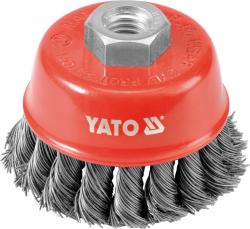 Yato Kartáč drátěný čelní M14 x 60 mm