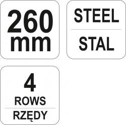 Yato Kartáč drátěný ruční 260 mm