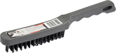 Yato Kartáč drátěný ruční 4 řady plast