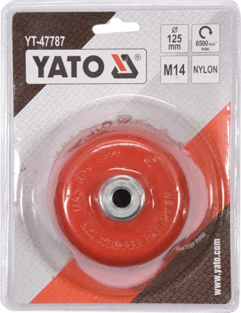 Yato Kartáč nylonový 125mm M14