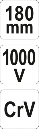 Yato Kliešte kombinované 180mm VDE (1000V)