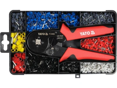 Yato Kleště konektorové 175 mm, 0,25 - 10 mm2, sada Yato Kleště konektorové 175 mm, 0,25 - 10 mm2, sada
