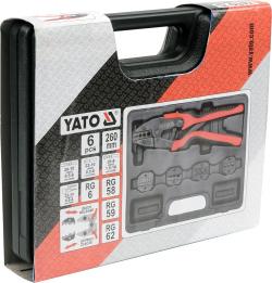 Yato Kleště konektorové 260 mm sada