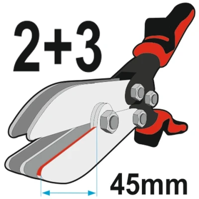 Yato Kleště na krimpování trubek 260 mm, 5 čelistí