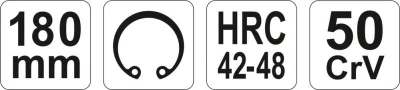 Yato Kleště na ségrovky 180 mm vnitřní