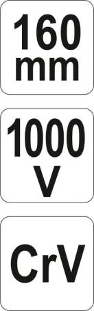 Yato Kleště odizolovací 160mm VDE (1000V)
