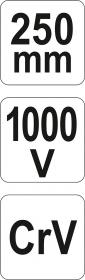 Yato Kleště siko 250mm VDE (1000V)