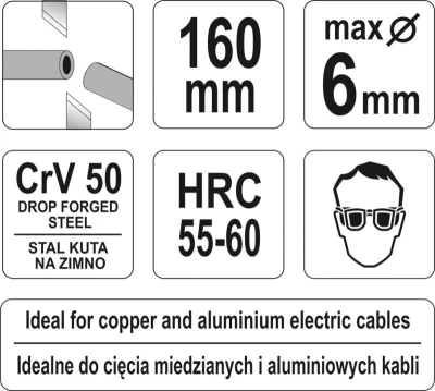 Yato Kleště štípací boční 160 mm