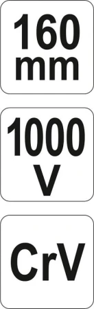 Yato Kleště štípací boční 160mm VDE (1000V)