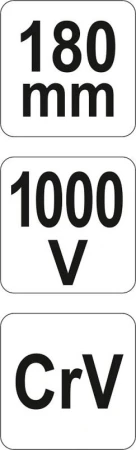 Yato Kleště štípací boční 180mm VDE (1000V)