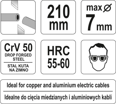Yato Kleště štípací boční 210 mm