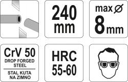 Yato Kleště štípací boční 240 mm