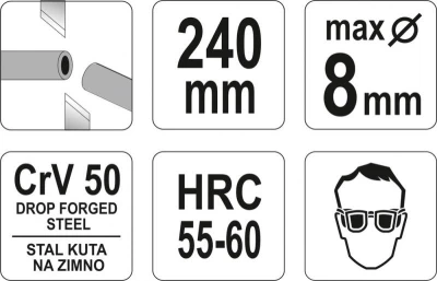 Yato Kleště štípací boční 240 mm