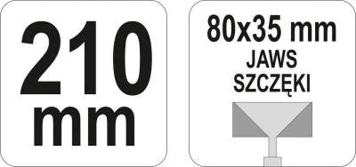 Yato Kleště tvarovací rovné 210 mm