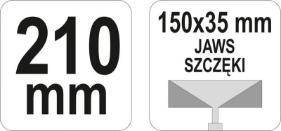 Yato Kliešte tvarovacie široké 210 mm