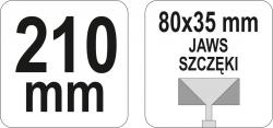 Yato Kleště tvarovací zahnuté 210 mm