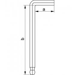 Yato Klíč imbusový 10.0 mm 6 ks