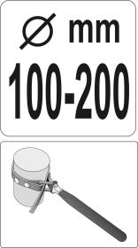 Yato Klíč na olejový filtr 100-200mm