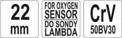 Yato Klíč nástrčný na lambda sondu
