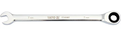 Yato Klíč očkoplochý ráčnový 7 mm Yato Klíč očkoplochý ráčnový 7 mm