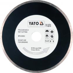 Yato Kotouč řezný diamantový 180 x 25,4 x 2,2 mm hladký