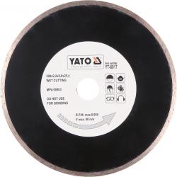 Yato Kotouč řezný diamantový 200 x 25,4 x 2,2 mm hladký