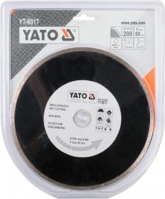 Yato Kotouč řezný diamantový 200 x 25,4 x 2,2 mm hladký