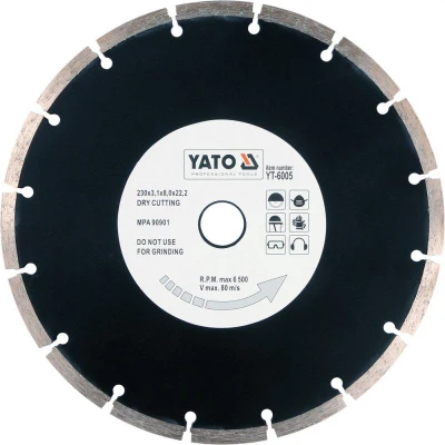Yato Kotouč řezný diamantový 230 x 22,2 x 2,7 mm Yato Kotouč řezný diamantový 230 x 22,2 x 2,7 mm