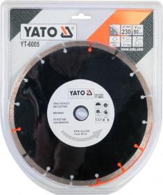 Yato Kotouč řezný diamantový 230 x 22,2 x 2,7 mm