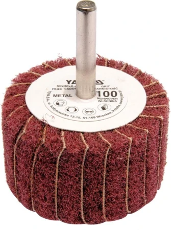 Yato Kotouč lamelový radiální 50x30 P-60 s hřídelí 6 mm