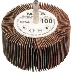 Yato Kotouč lamelový radiální 80x40 P-40 s hřídelí 6 mm Yato Kotouč lamelový radiální 80x40 P-40 s hřídelí 6 mm